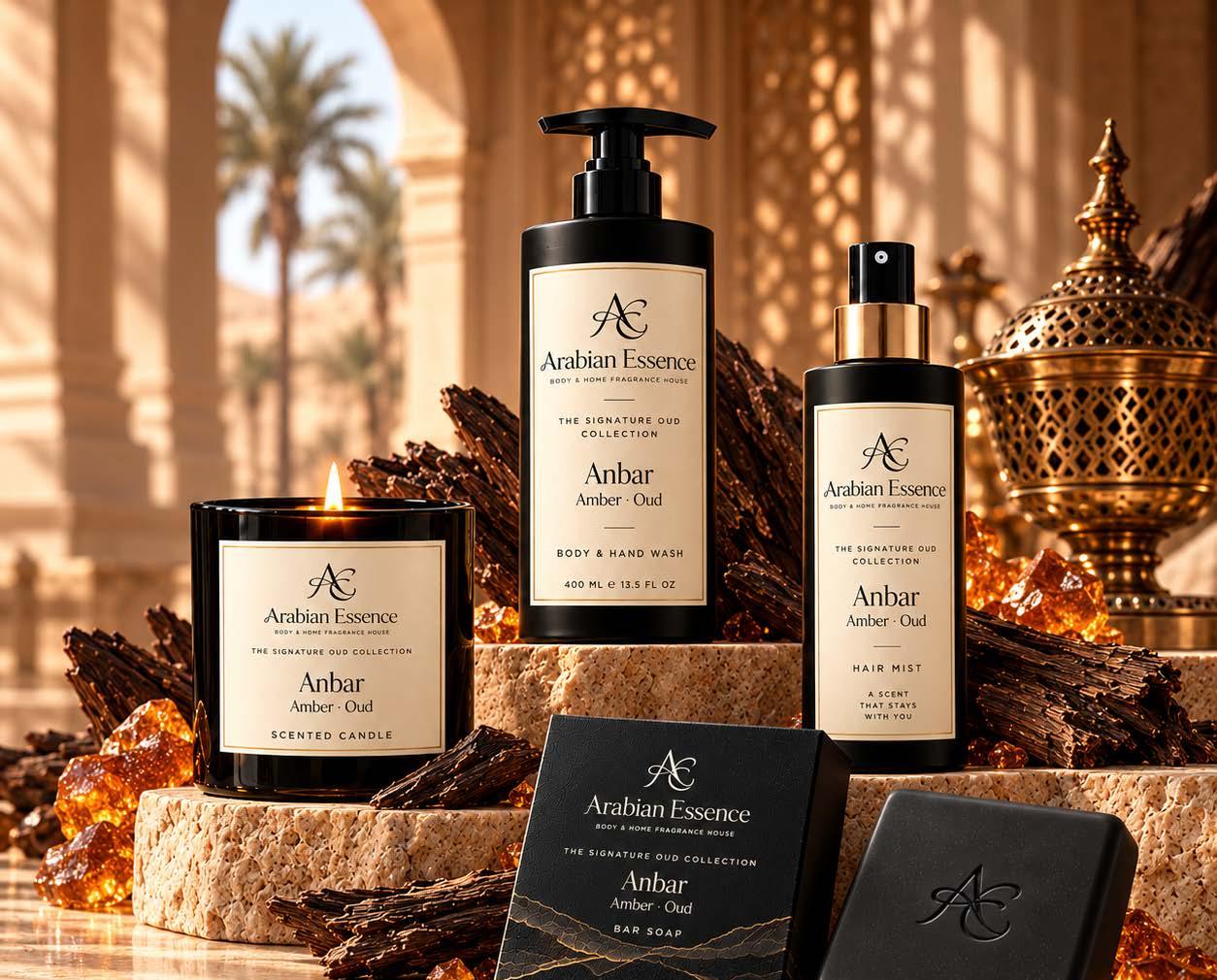 The Anbar collection with amber resin